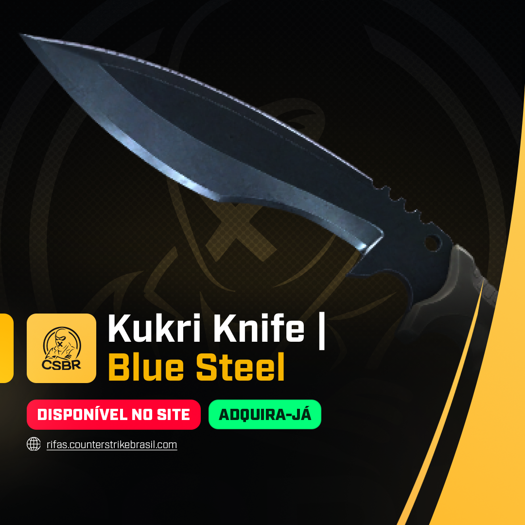 0310 — ★ Kukri Knife | Blue Steel (Field-Tested)